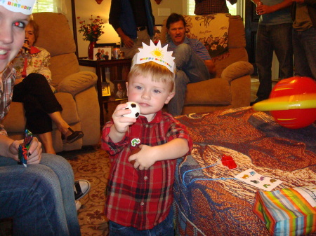 Henry at 2nd Birthday Oct 2009