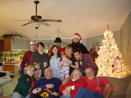 My Kids and grandkids Xmas 07