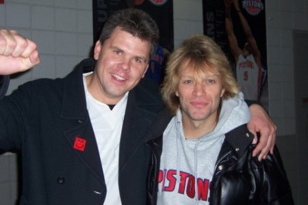 Doug's Brother Steve with Bon Jovi