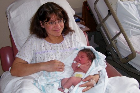 December 28, 2007  Jennifer's one day old