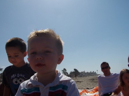 Ashton & Jaeden in the background -