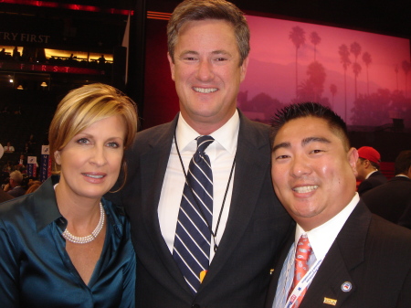 Me, Joe Scarborough & Mika Brzezinski