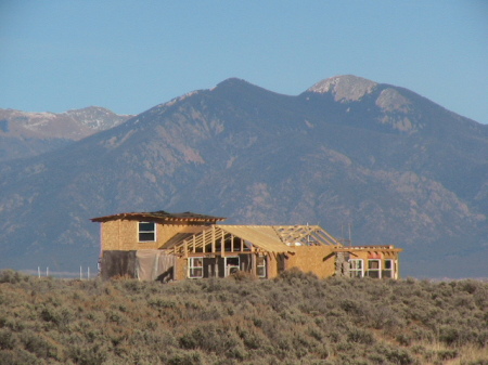 Our house in progress in NM