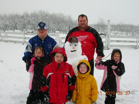 Snowman in Feb. '10 snow