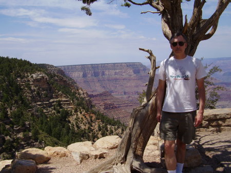 At the Grand Canyon, August, 2009
