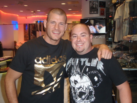 My boy and his fav UFC fighter