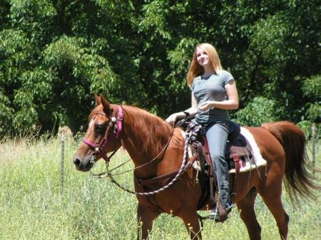 Abbie riding