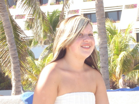 My daughter in Cancun