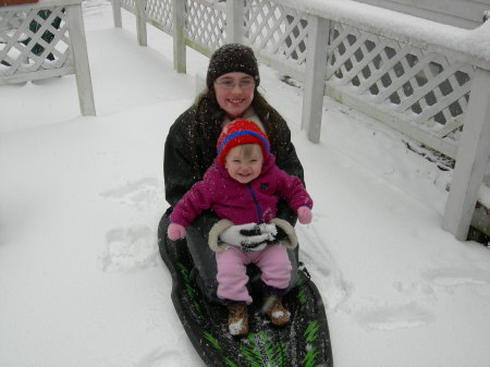 Our first snow 2009