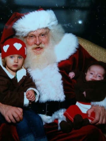 Santa and kids