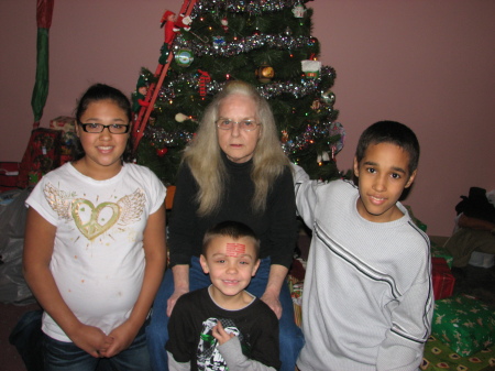 My mom with our grandchildren
