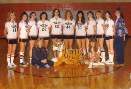 Senior year Volleyball Team