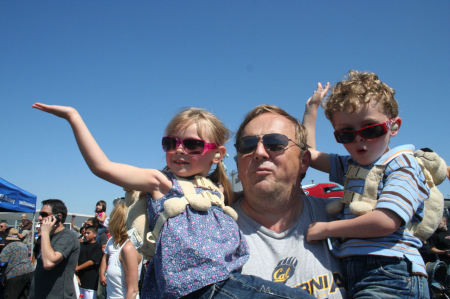 Daddy - Rachel - Nathan at air show