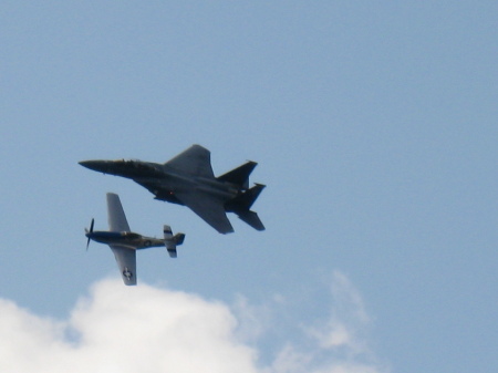 My favorites F-15 and P-51