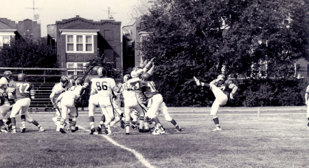 PUNTING AGAINST KENNEDY HS.