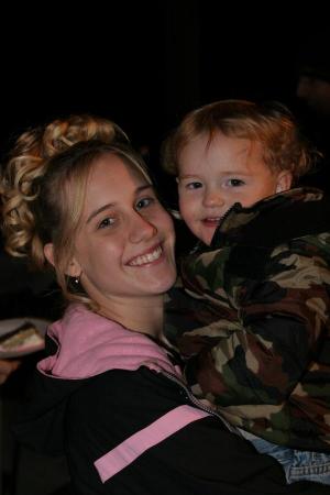 My daughter Ashleigh and my Grandson Christian