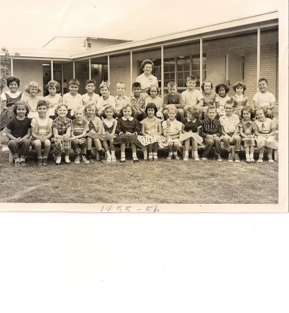 Mrs. Reid's first grade class of 1955.