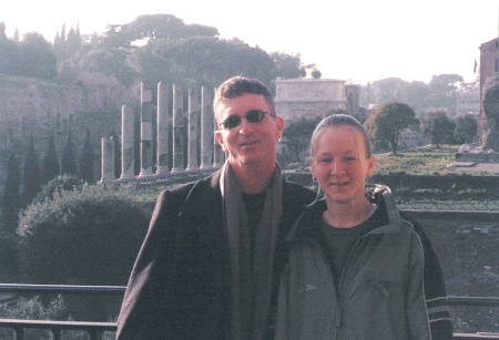 With my daughter Kyla in Rome