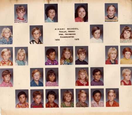 Aikahi School Kindergarden 1974- 1975