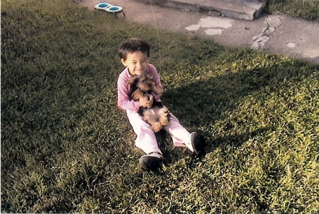 Madison with Coco, Sept., '09