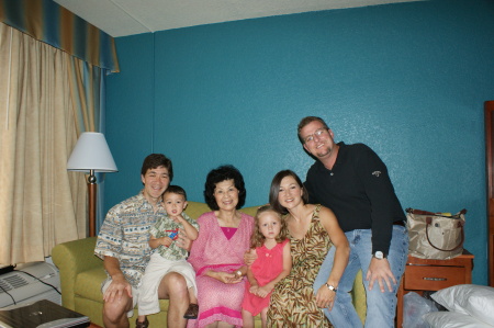Our family with mom and my brother, David