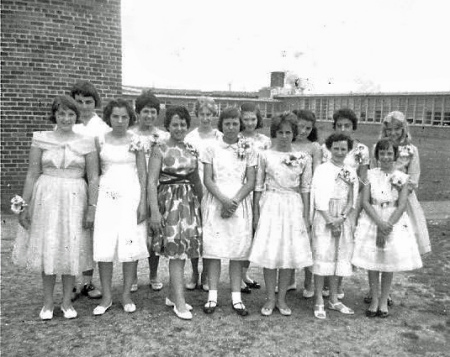 Graduation Day 1961 Mr. Leuci's girls