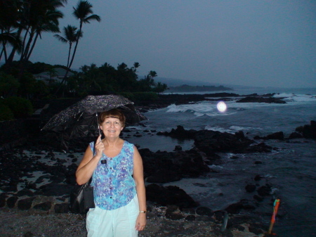 Jackie on the beach