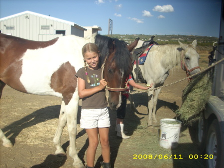 Carly and her horse, Indy