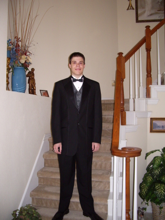 Nicholas (Third Child) going to prom