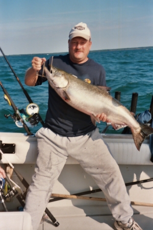 Lake Ontario fishing 2008