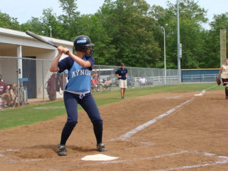 Kendyl Playing Softball