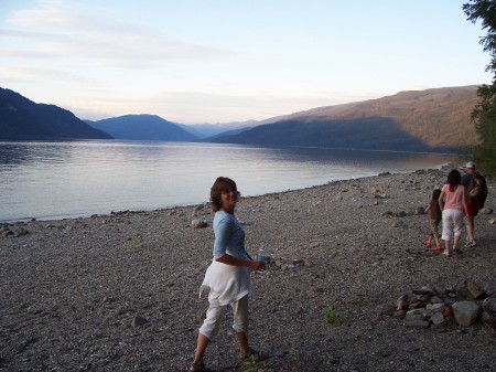 camping on the shuswap