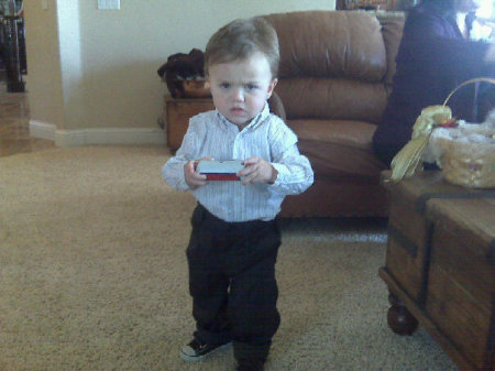 Grandson Brody age 1 - 2009.10.24