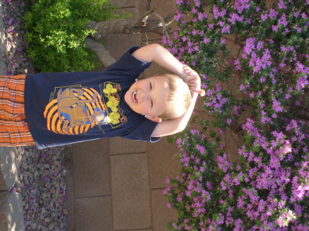 Clay the youngest grandson 5yrs old