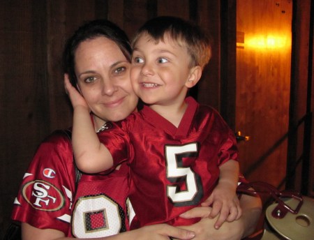 Mommy & Jon - 49er Halloween!