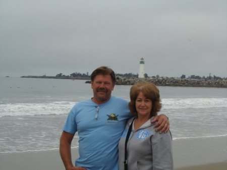 Pam and I in Santa Cruz 35 years later