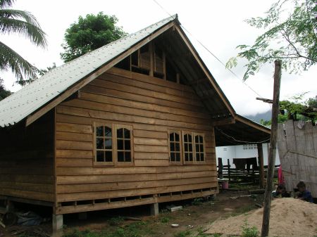 House in Thailand village we had built