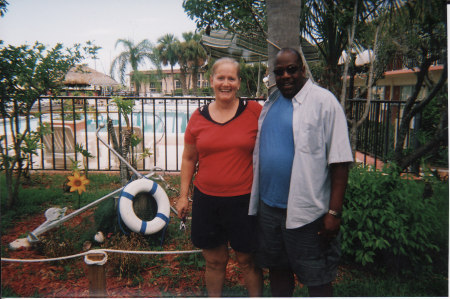 Me & my beautiful wife Fae in Florida 2009-