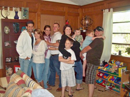 My kids with their families..April 2009..