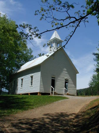 Cades Cove church