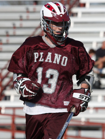 Son Justin at his lacrosse game 4-16-10