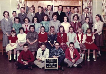 1960 Miss Mergehenn's 6th Grade Clarksville