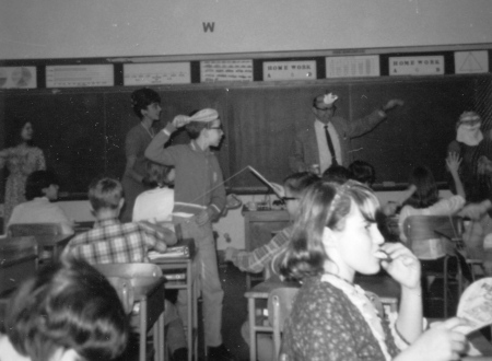 Mr. Grindstaff's class in December 66