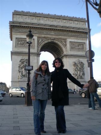 My sister and I in Paris