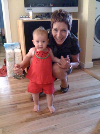 With my grandaughter, Lucy Frances, age 1.