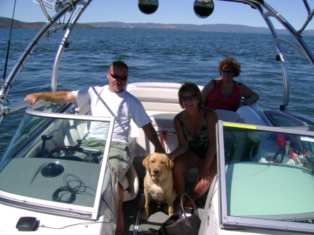 Sue_Phil and Buddy at the Lake