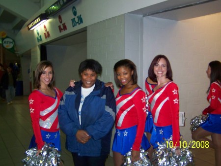 Latisha and Courtney at the Amerks game