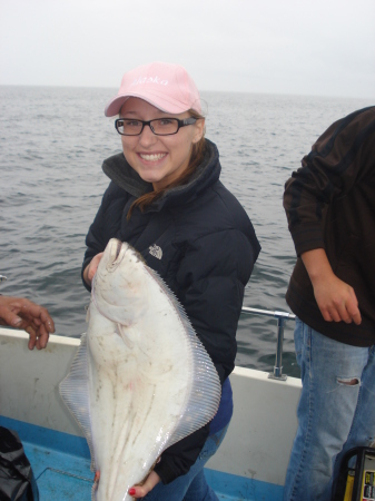 autumn and her 3rd halibut