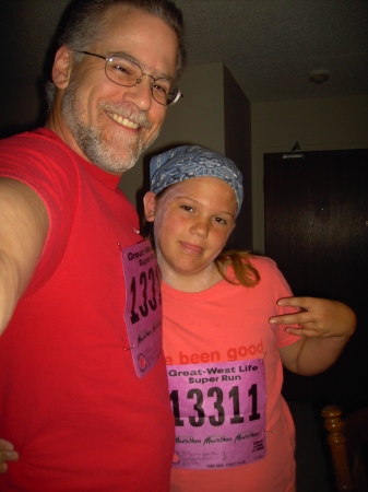 My daughter and runnin' buddy