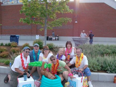 The whole bunch at Jimmy Buffett concert